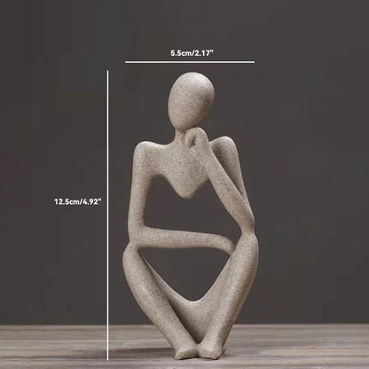 Thinker Abstract Figurines Nordic Home Decoration