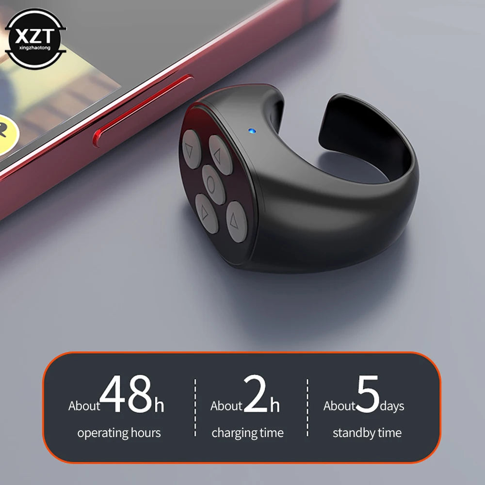 Wireless Bluetooth TikTok Remote Control Ring For Phone