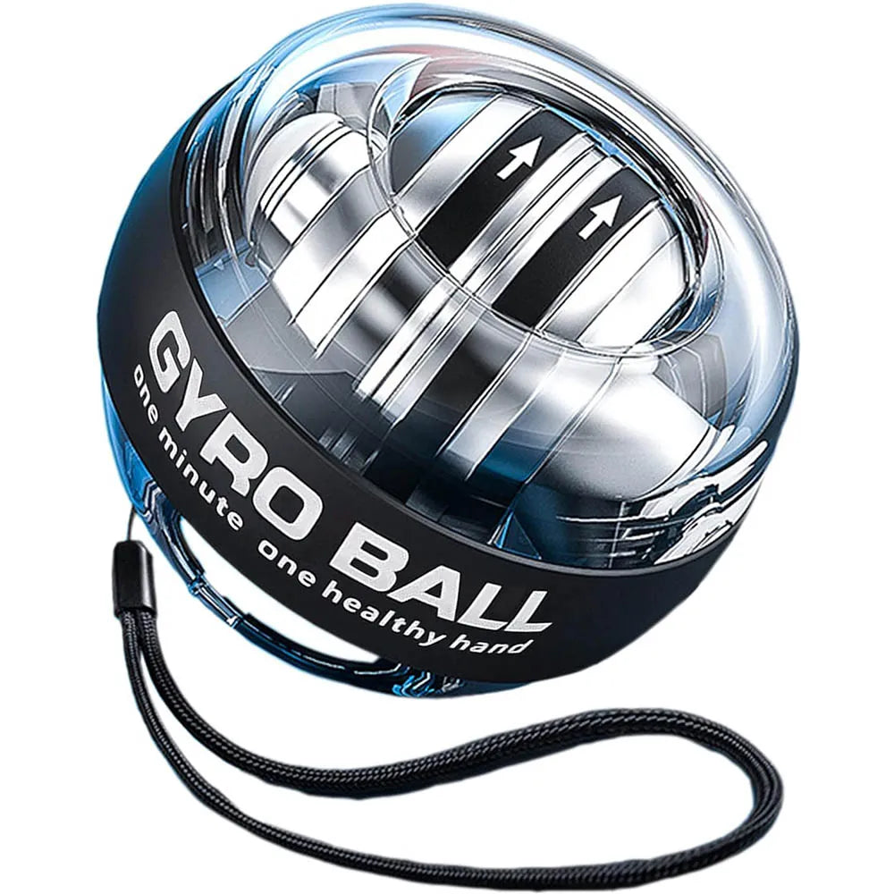 Self-Starting Wrist Gyro Ball Power Trainer For Wrist/Forearm/Finger Strengthening Device