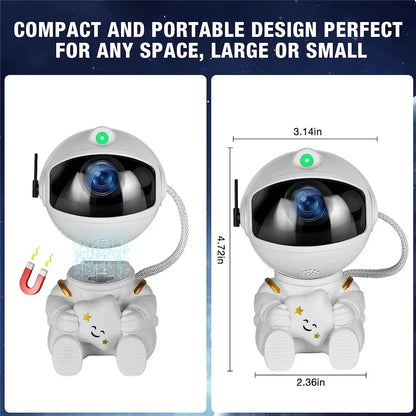 Star Projector Galaxy Night Light Astronaut Space Projector Starry Nebula Ceiling LED Lamp for Bedroom Home Decorative Kids Gift