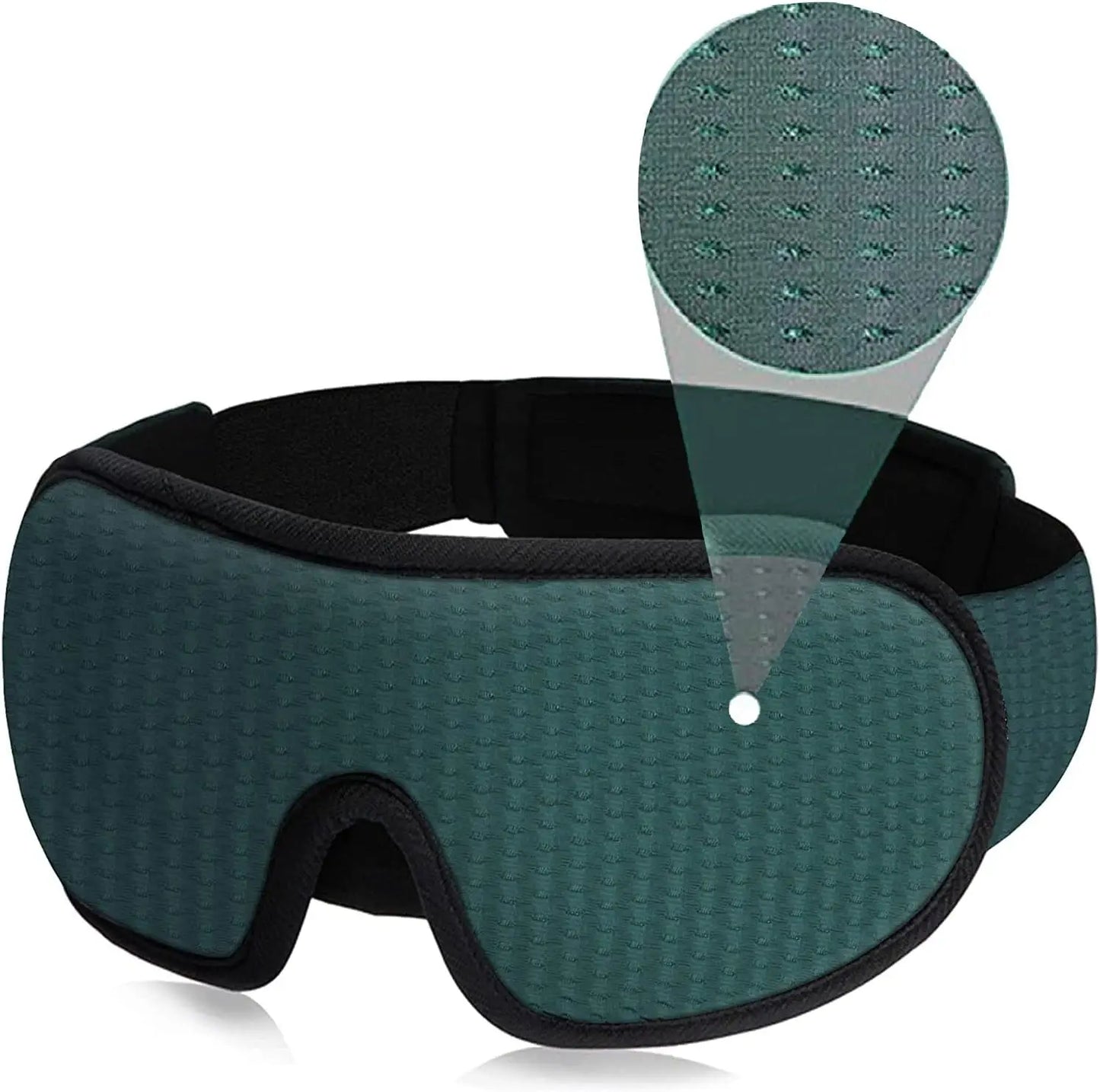 3D Soft Padded Blindfold Mask for Sleep Blockout Lights