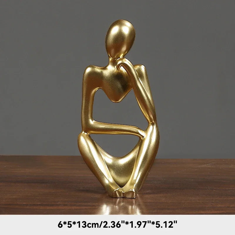 Thinker Abstract Figurines Nordic Home Decoration