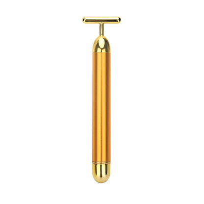 24K Gold Roller Vibrating Slimming Facial Massager