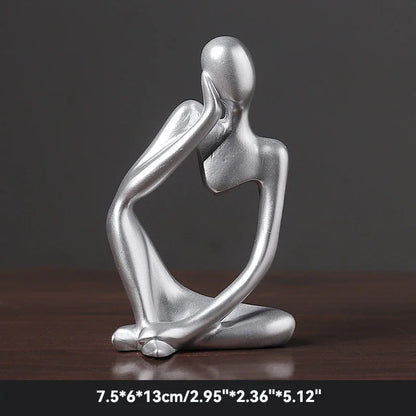 Thinker Abstract Figurines Nordic Home Decoration