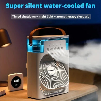 Portable Household Hydrocooling Humidifier Fan