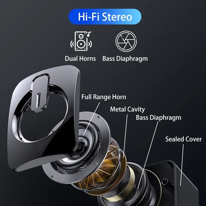 Computer Speakers PC Sound Box HIFI Stereo With Microphone