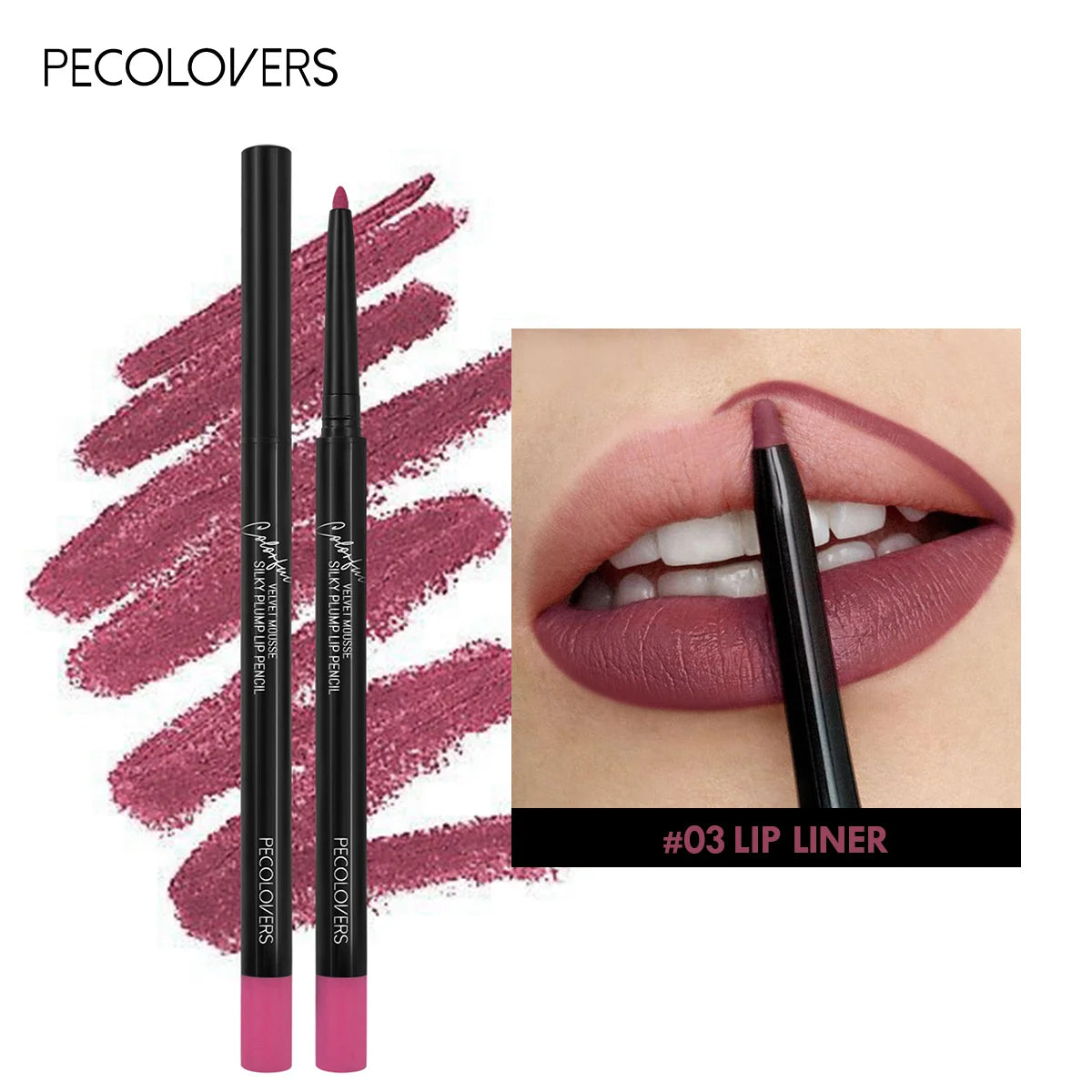 Waterproof Matte Non-Stick Lipliner Pencil