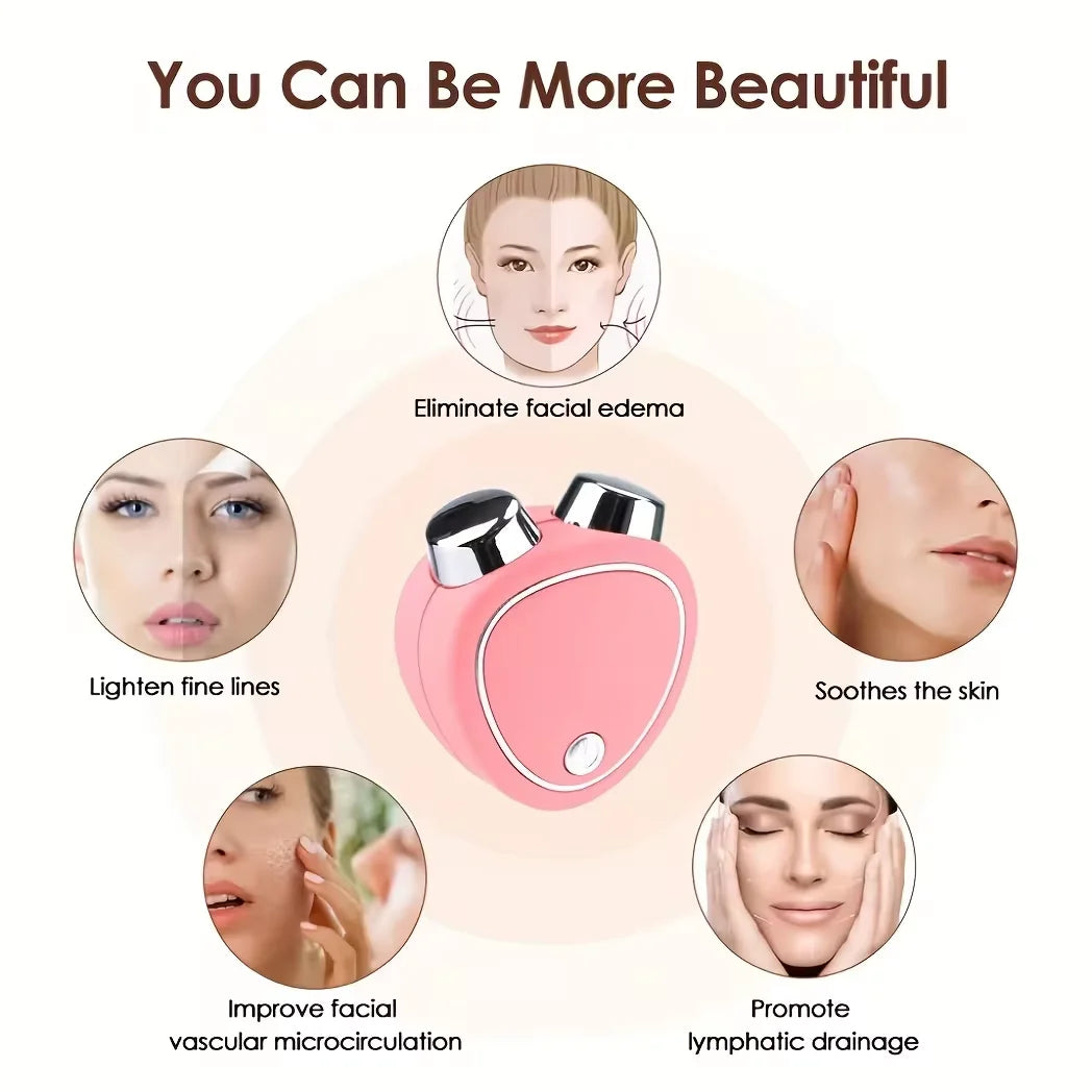 Portable Charging Multifunctional Mini Facial Massage Beauty Instrument