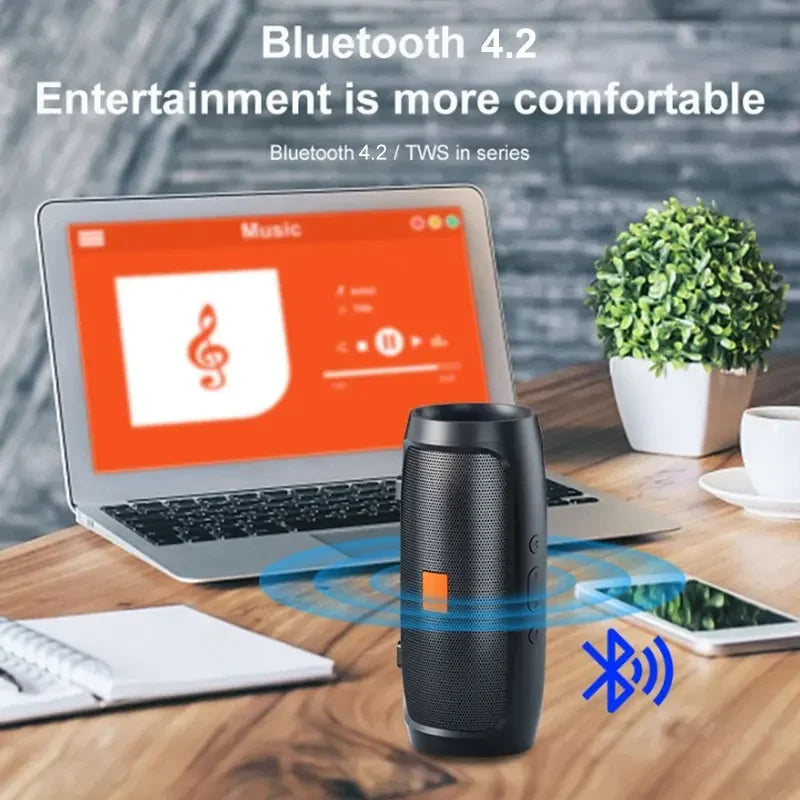 USB Bluetooth Outdoor Portable Subwoofer Wireless Speaker