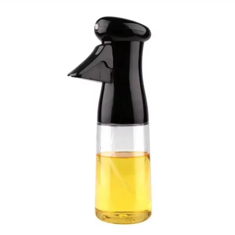 Black Transparent Kitchen Oil Spray Bottle