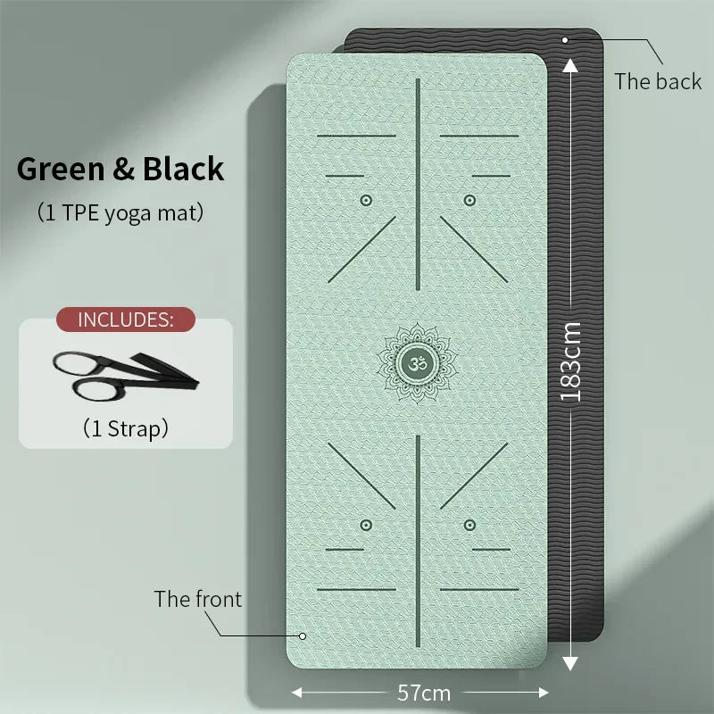 Eco Friendly Exercise Non-Slip Yoga Mat