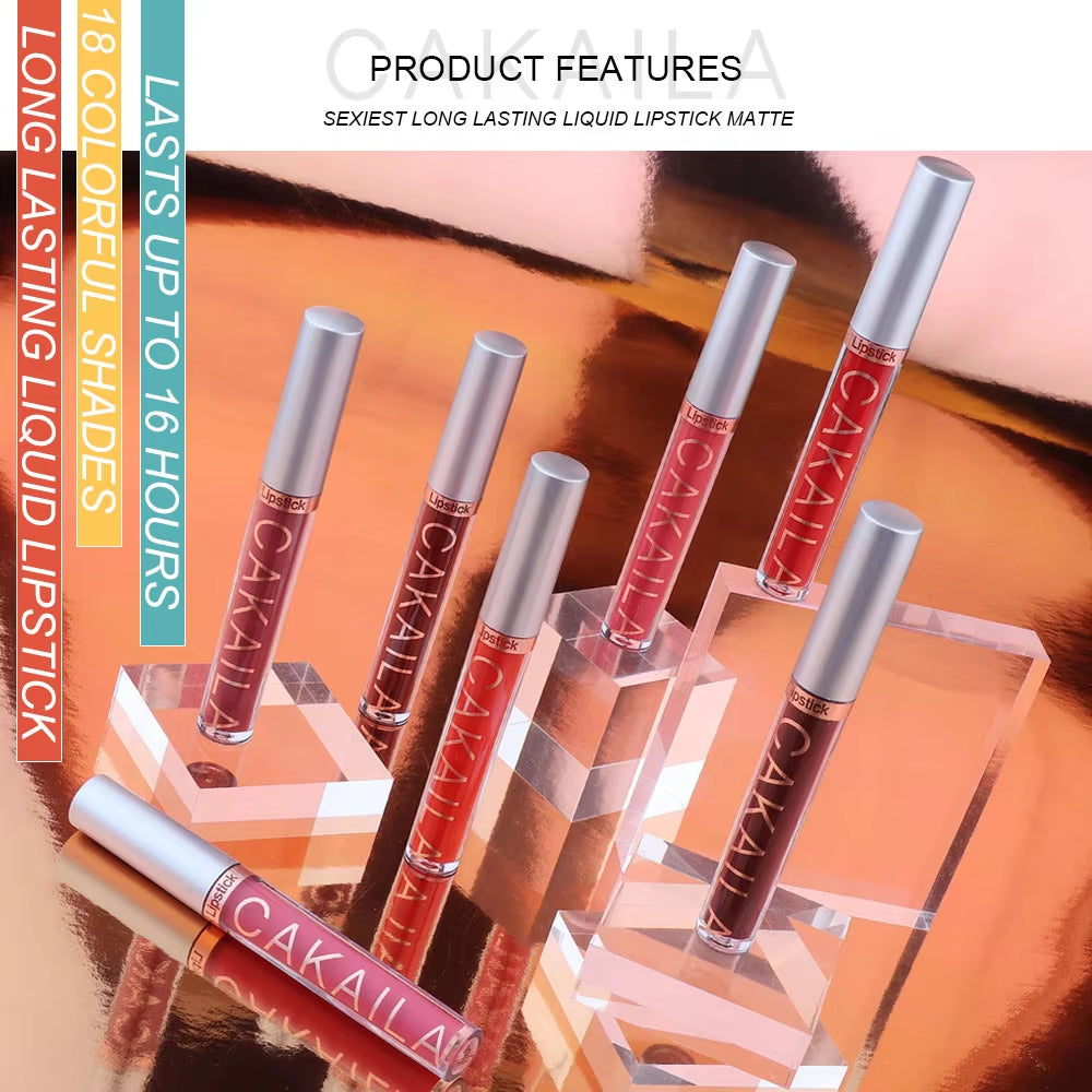 18 Different Colors Waterproof Long-Lasting Moisturizing Lip Gloss for Added Shine