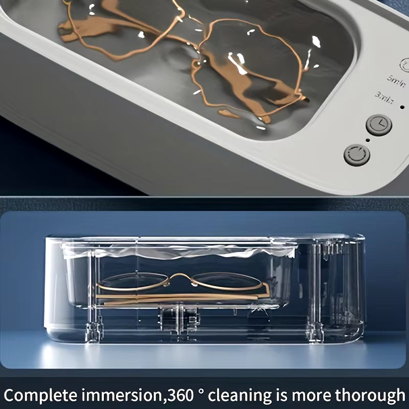 Xiaomi Glasses Cleaning Machine Portable Ultrasonic Glasses High-Frequency Vibration Jewelry Function Timingcleaning Machine