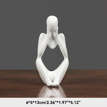 Thinker Abstract Figurines Nordic Home Decoration