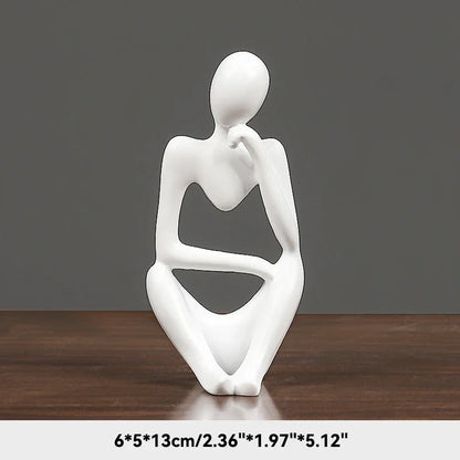 Thinker Abstract Figurines Nordic Home Decoration