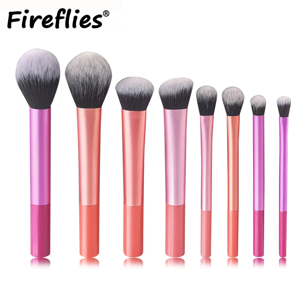 8Pcs Makeup Soft Synthetic Hair brush Kit