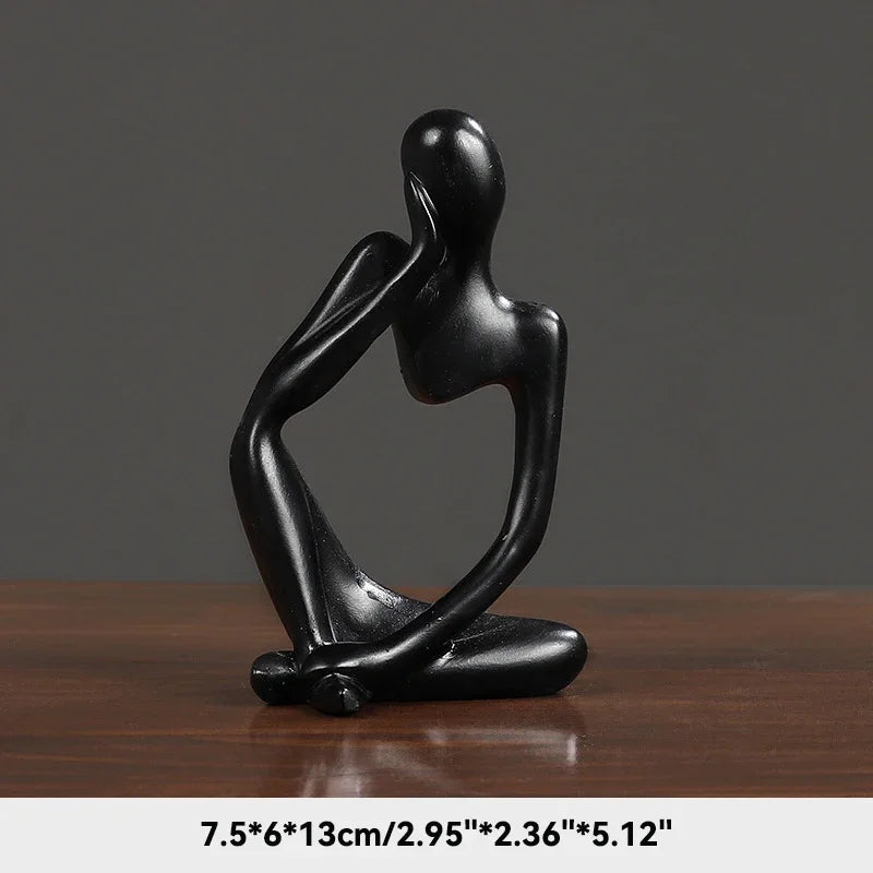 Thinker Abstract Figurines Nordic Home Decoration