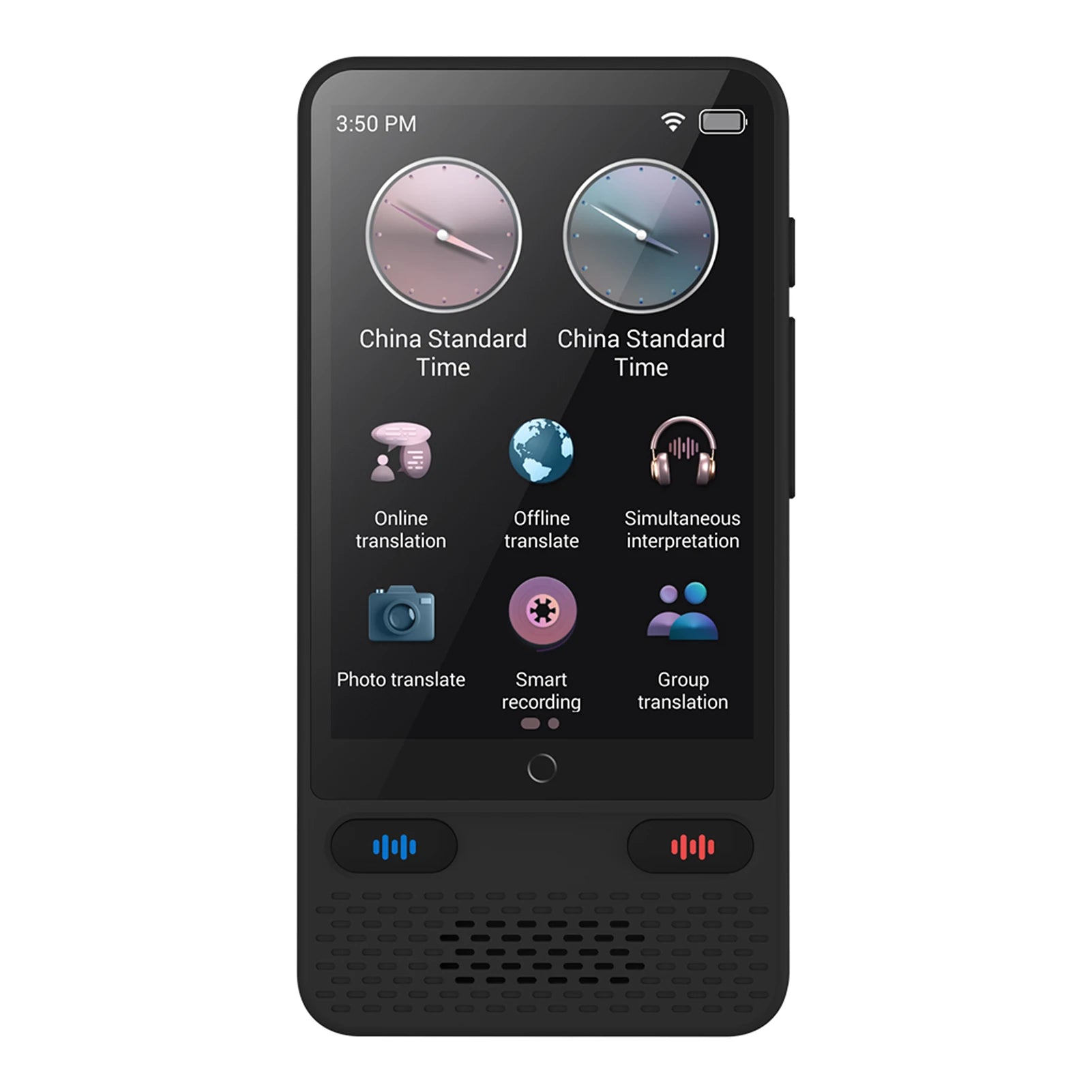 Portable Language Translator Device S85 with 138 Languages Voice Translating With Offline Translation Support & Voice Video Recording