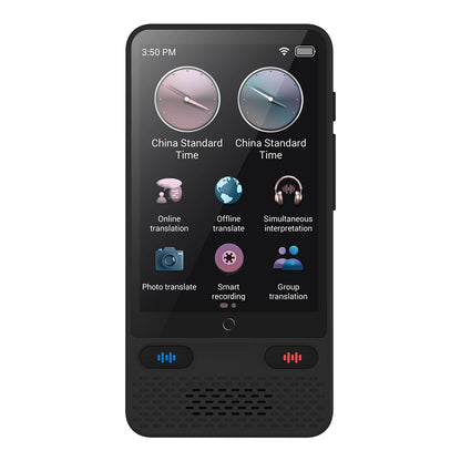 Portable Language Translator Device S85 with 138 Languages Voice Translating With Offline Translation Support & Voice Video Recording