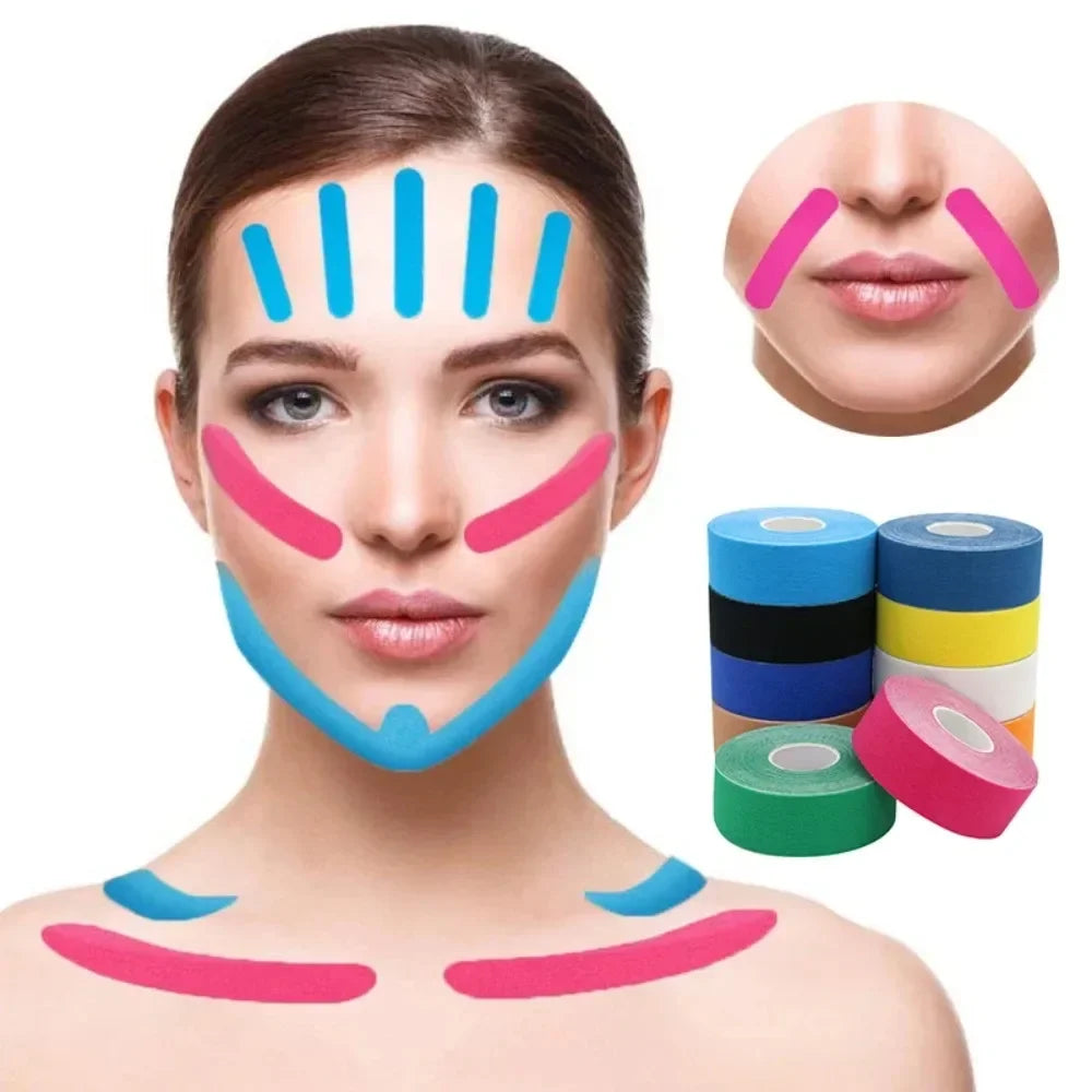 Kinesiology Tape for Face V Line Neck Eyes Lifting Tape Wrinkle Remover