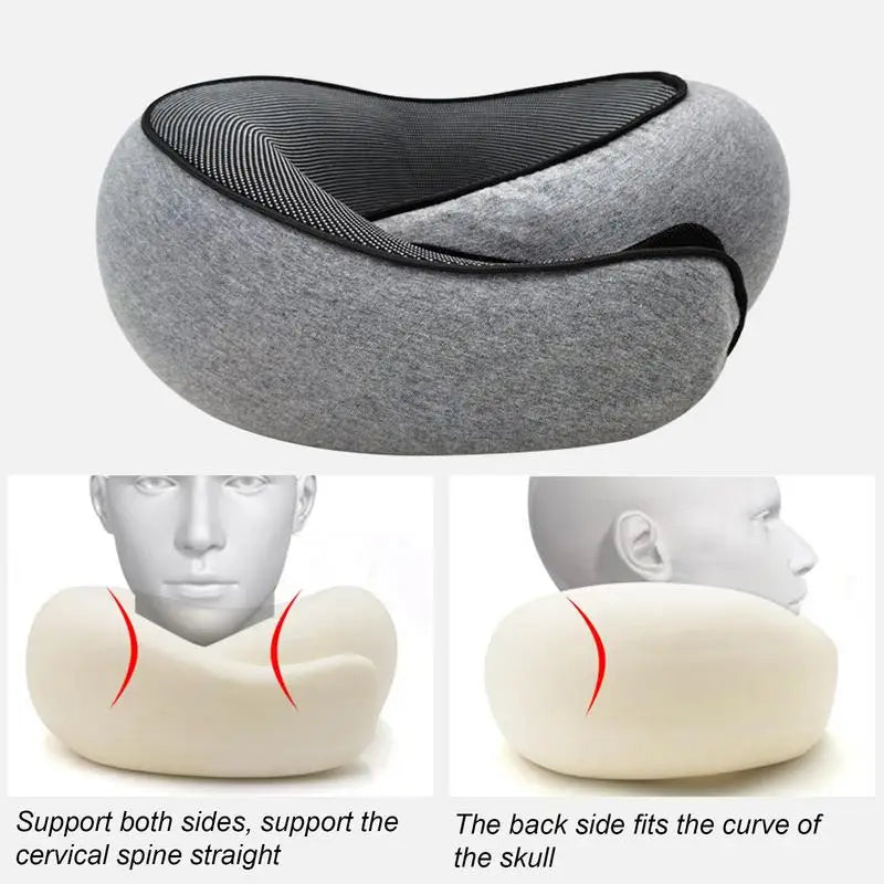 Neck Memory Foam Pillow For Travel and Comfort