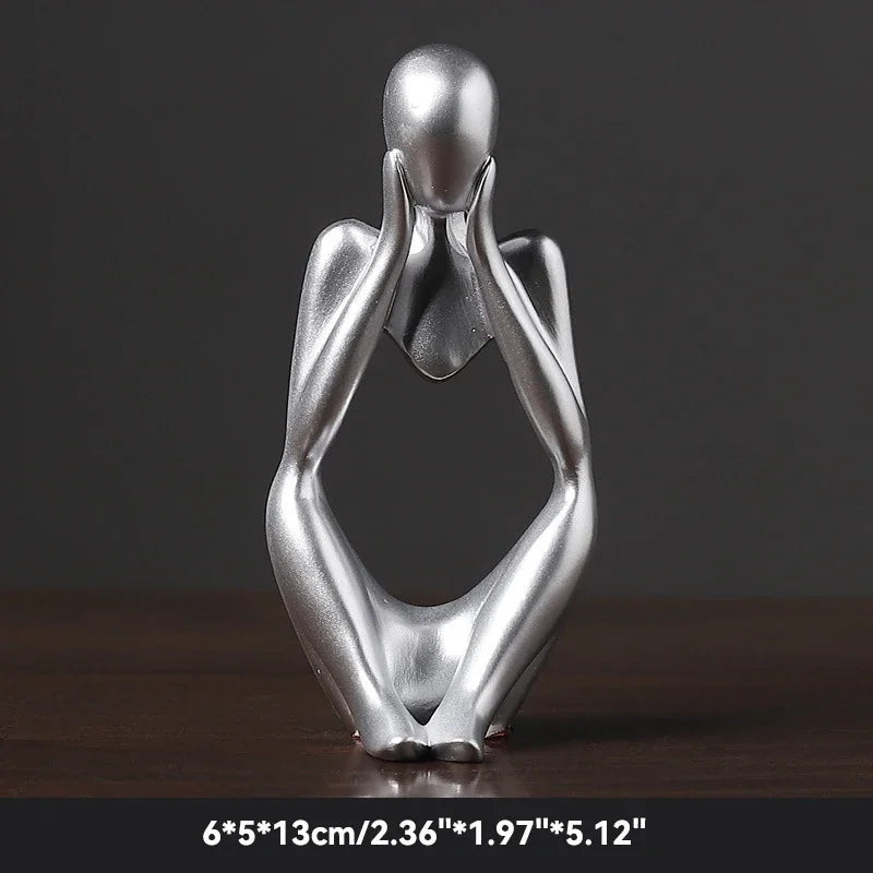 Thinker Abstract Figurines Nordic Home Decoration