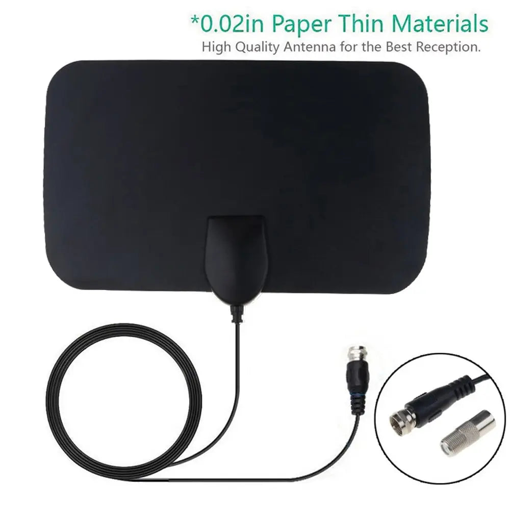 Digital TV Antenna Booster High-Definition Aerial HD Flat Indoor Active Aerial for Car Antenna RV