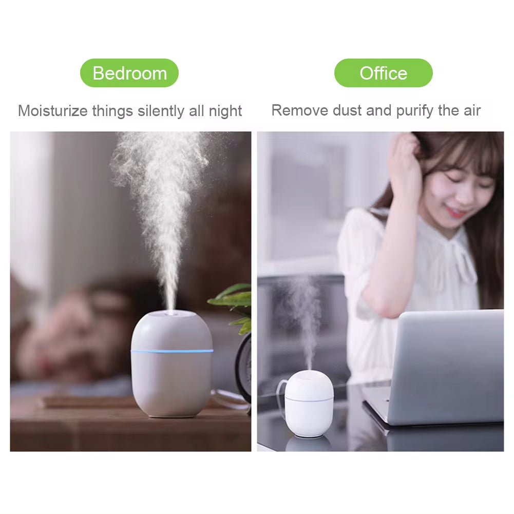 Portable Mini USB Ultrasonic Air Humidifier And Essential Oil Diffuser