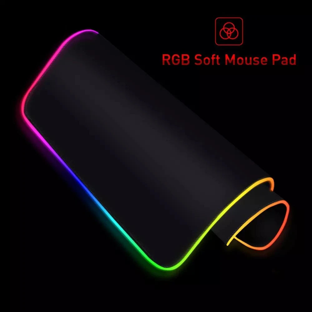 Rgb Mouse Pad Xxl Steelseries Laptop Mat Gaming Mousepad Backlit Keyboard Gamer Girl Table Pads Deskpad Mausepad Cs Go