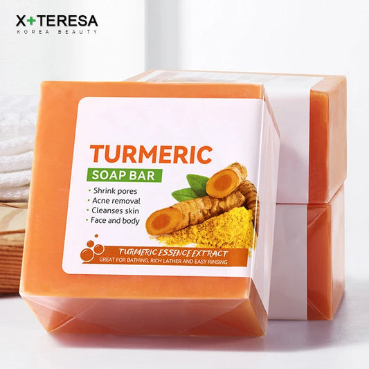 Hand Made Cleansing Turmeric Soap For Face and Body 