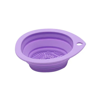 Silicone Makeup Brush Cleaner Scrubbing Box