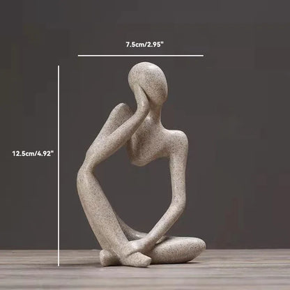 Thinker Abstract Figurines Nordic Home Decoration