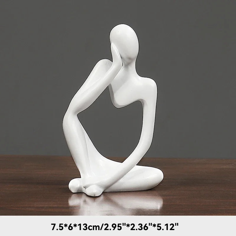 Thinker Abstract Figurines Nordic Home Decoration