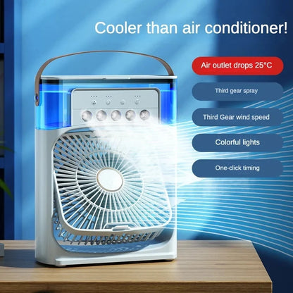 Portable Household Hydrocooling Humidifier Fan