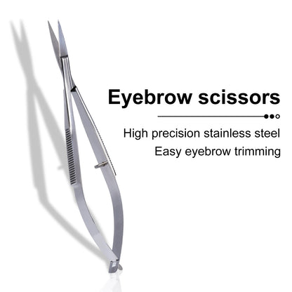 Stainless Steel Eyebrow Scissor Trimmers For Special Bending