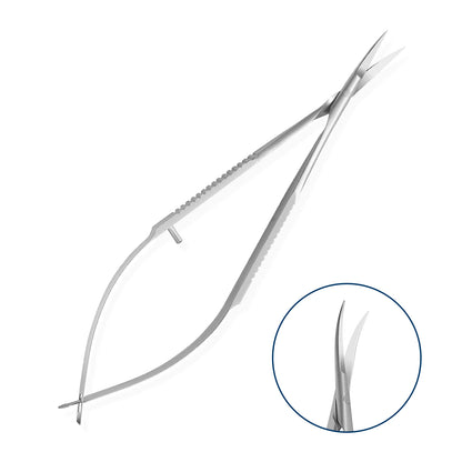 Stainless Steel Eyebrow Scissor Trimmers For Special Bending