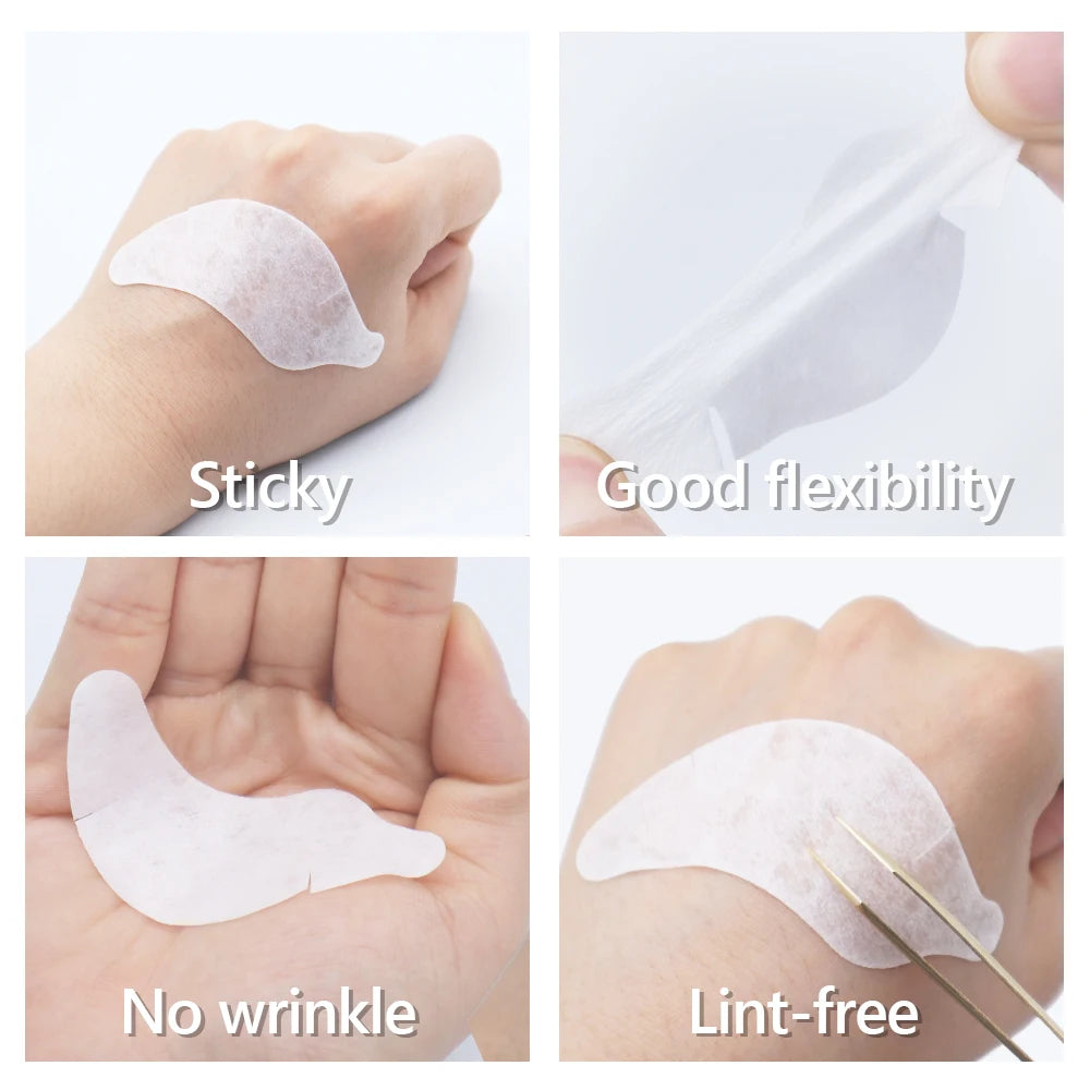 50 Pairs Eyelash Extension Patch Hydrogel Patches Gel Pad Makeup Lash Lift Tools under Eye Patch Pads for Eyelash Extension