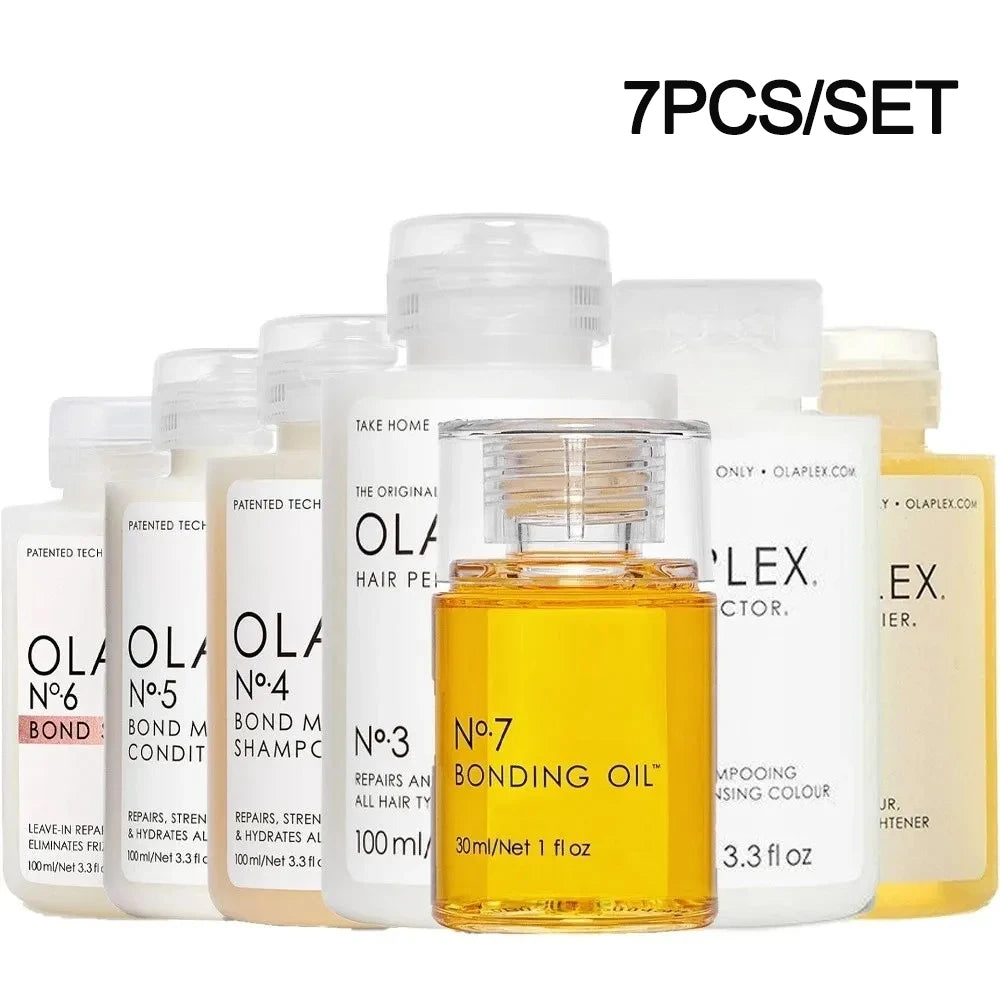 No.1-7 7Pcs Set Hair Care Oil Dye Damaged Restore Soft anti High Temperature anti Hair Loss Repair Frizz Essential Oil Hair Care