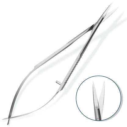 Stainless Steel Eyebrow Scissor Trimmers For Special Bending