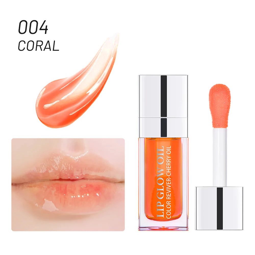 10-Color Hydrating Lip Oil Set | Moisturizing & Nourishing | Long-Lasting Glossy Finish for Soft, Smooth Lips