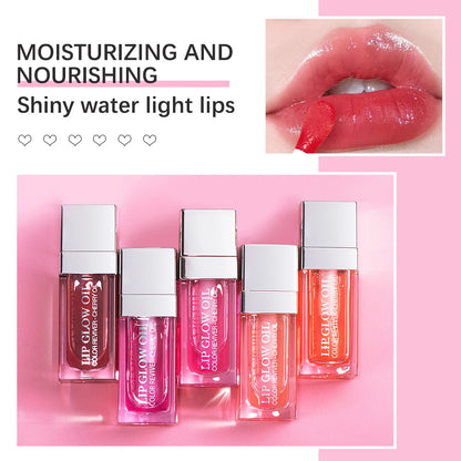 10-Color Hydrating Lip Oil Set | Moisturizing & Nourishing | Long-Lasting Glossy Finish for Soft, Smooth Lips