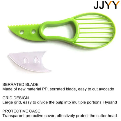 3-In-1 Avocado Slicer & Fruit Peeler Tool