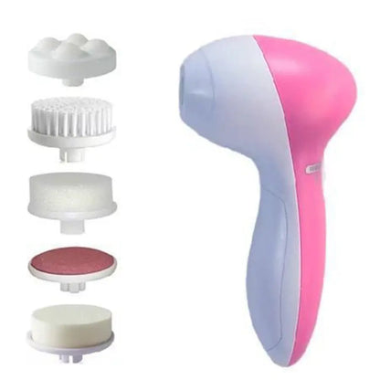 5 in 1 Electric Facial Cleaner Cleansing Brush