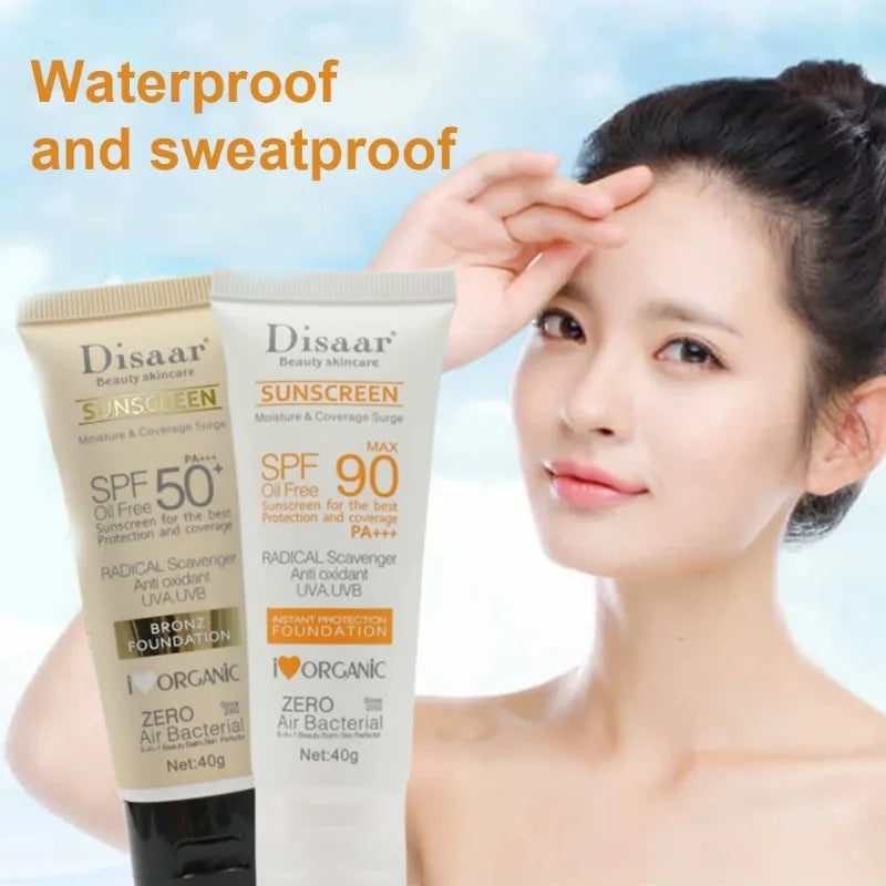 SPF 90 Face Body Sunscreen Whitening Sun Cream Facial Skin Protective Cream Anti-Aging Oil-Control Moisturizing Sunblock Cream