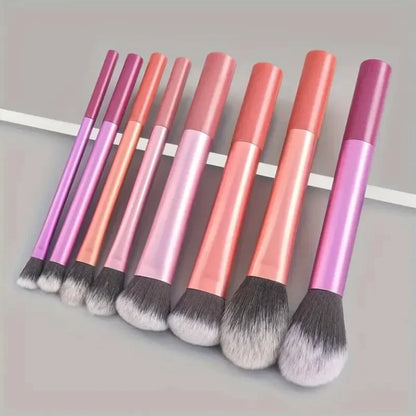 8Pcs Makeup Soft Synthetic Hair brush Kit