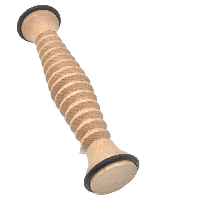 Wood Foot Massage Roller for Plantar Fasciitis Relief Deep Tissue Tool Stress Relief