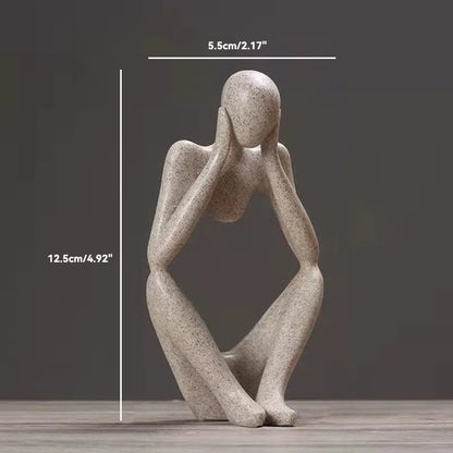 Thinker Abstract Figurines Nordic Home Decoration