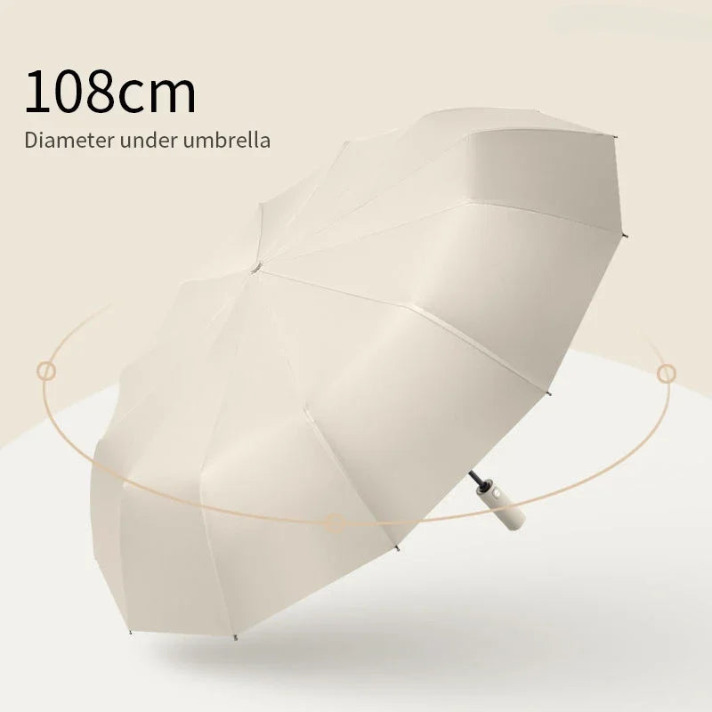 Xiaomi 24 Bone Solid Color Automatic Umbrella Light Collapsible Large Format Outdoor Sunshade UV Protection Automatic Umbrella