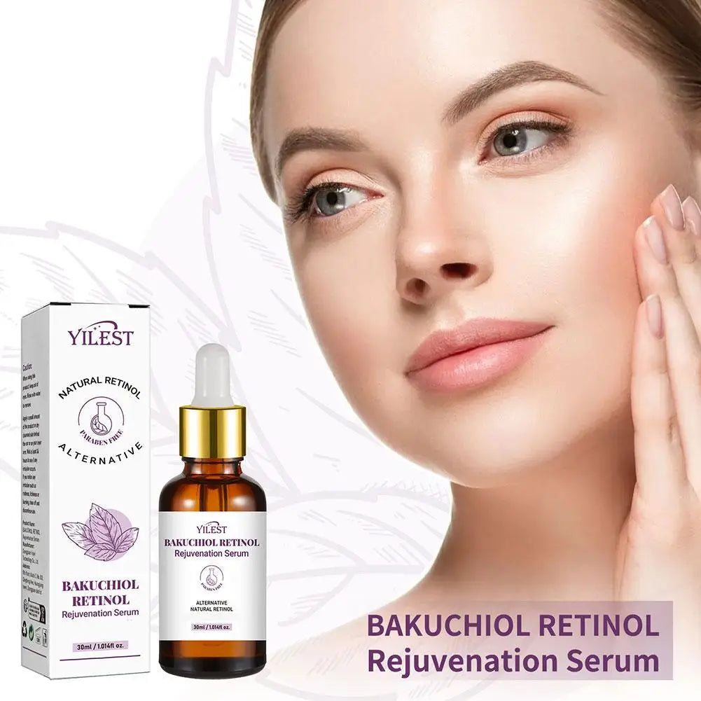 2PCS Bakuchiol Retinol Rejuvenation Serum for Face Minimize Wrinkles Retinol & Vitamin Face Serum Korean, Skin Firming Skin Care