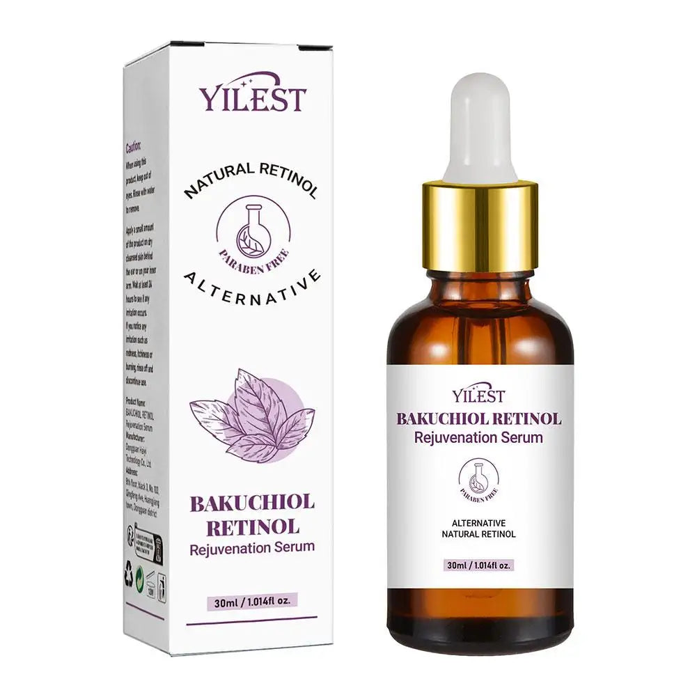 2PCS Bakuchiol Retinol Rejuvenation Serum for Face Minimize Wrinkles Retinol & Vitamin Face Serum Korean, Skin Firming Skin Care